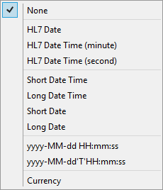 Formatting Variables As Date Menu